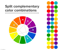 Split Complementary Color Combination