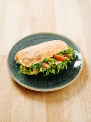 Kronärtskockskräm, örter och vitlök