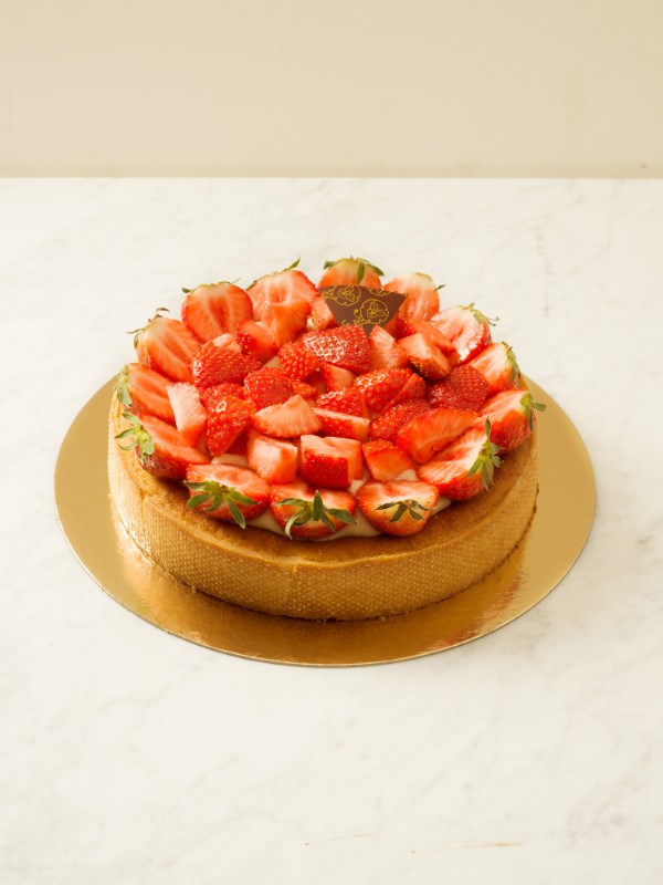 Jordgubbsmazarintårta