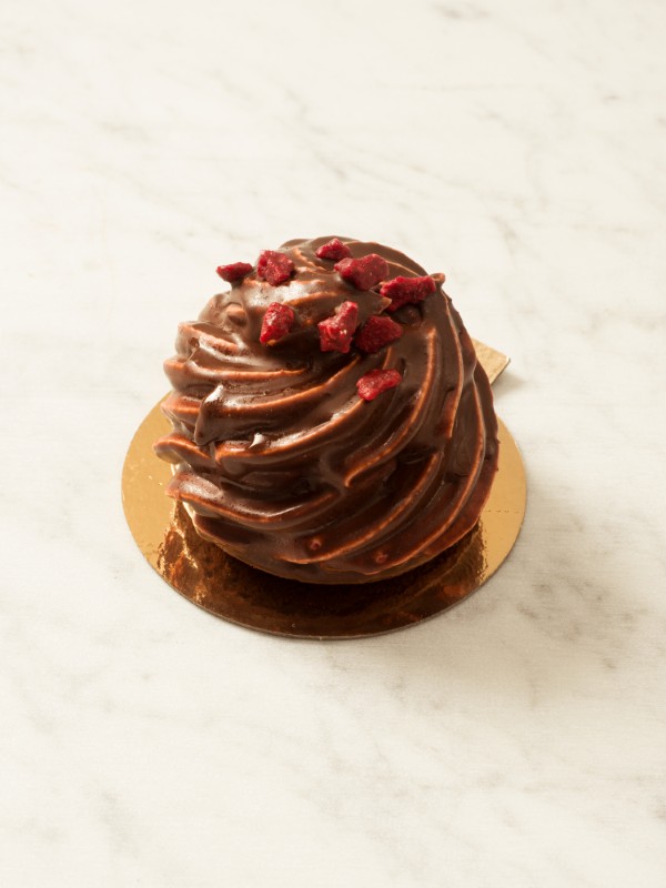 Choklad och Hallonbakelse